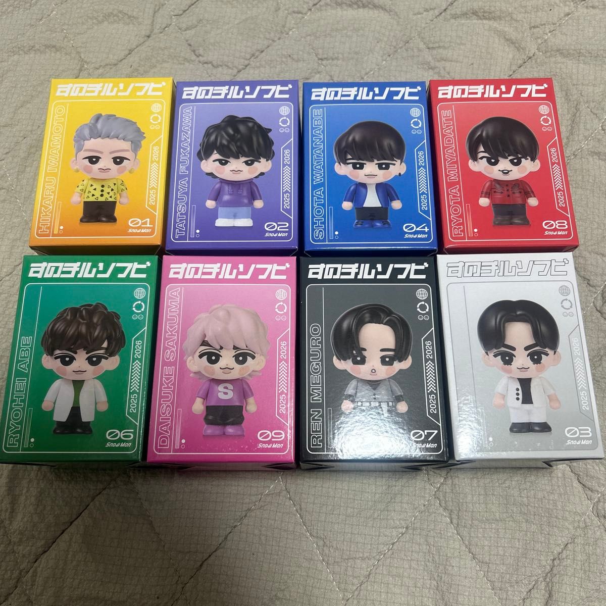 新品】SnowMan スノーマン すのチルソフビ 8点セット｜Yahoo!フリマ