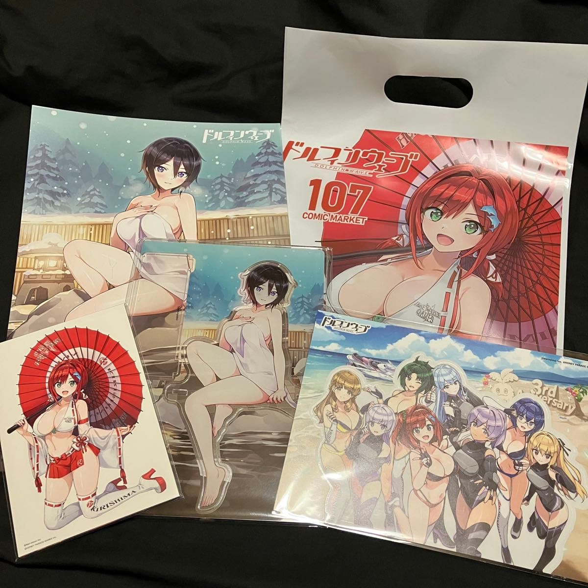 コミケ107 ドルフィンウェーブ ドルウェブセット C107/アクリル