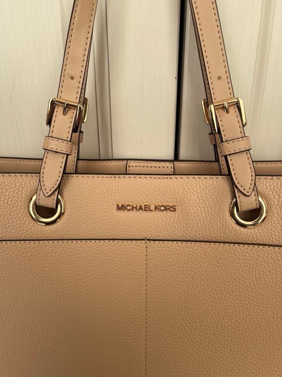 未使用 MICHAELKORS 上品なトートバッグ A4対応 ベージュ系｜Yahoo