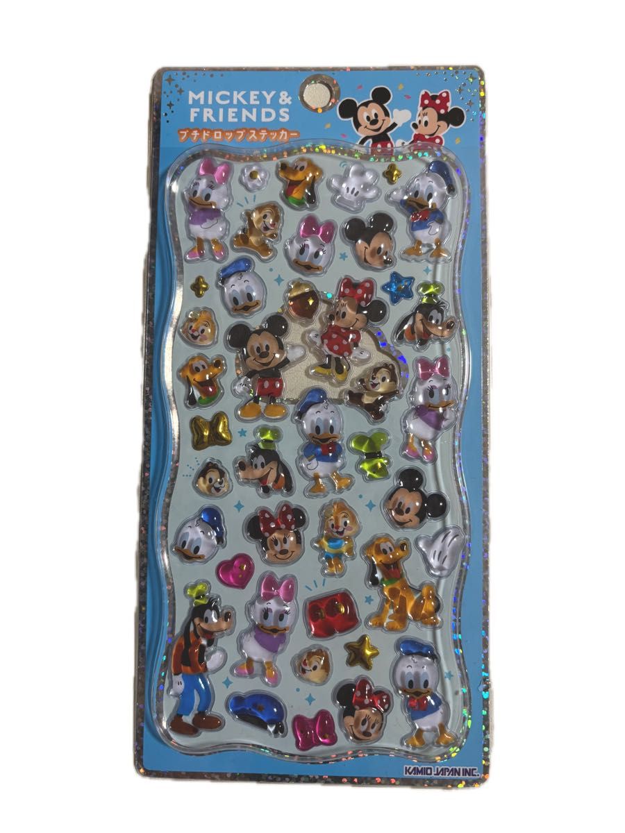 ミッキーフレンズ プチドロップステッカー 正規品 ボンボンドロップ