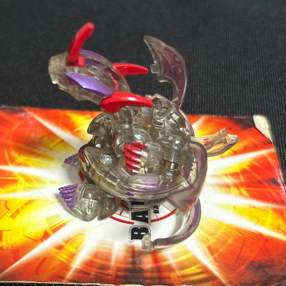 爆丸 バクガン BAKUGAN クリア ダークオン・クロス・ドラゴノイド
