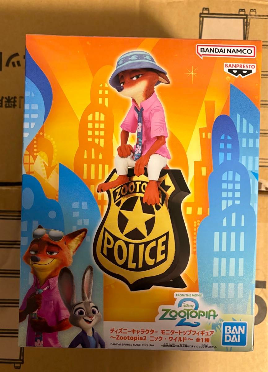 ディズニーキャラクター モニタートップフィギュア ズートピア2 ニック