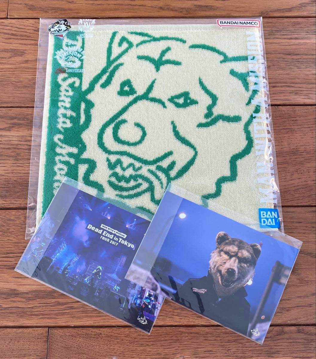 MAN WITH A MISSION ハンカチ おまけ付 DJサンタモニカ 一番くじ