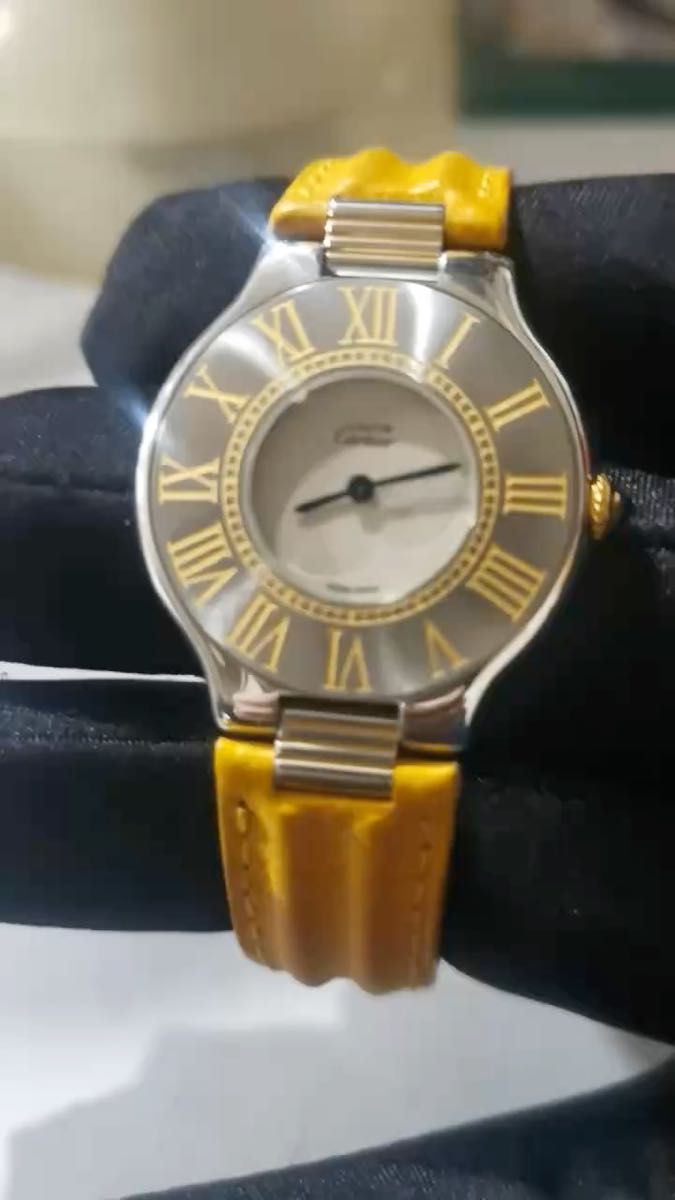 太朗 カルティエ タンク・マスト 19MMステンレスベルト＋調整コマ2個