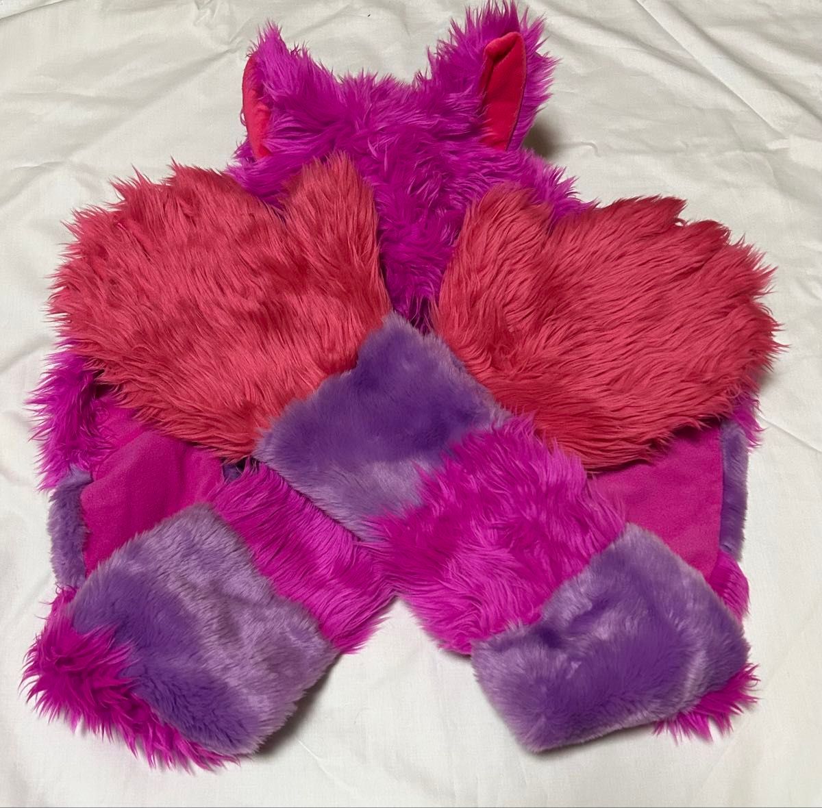 ディズニー チェシャ猫 ファンキャップ マフラー キャップ 手袋 TDR