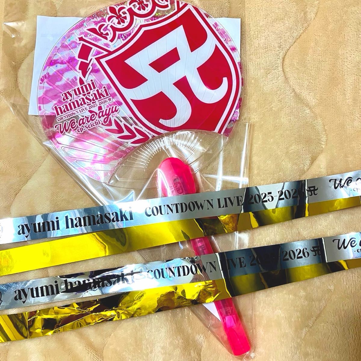 浜崎あゆみ 光るうちわ カウントダウンライブ CDL2025-2026 We are ayu