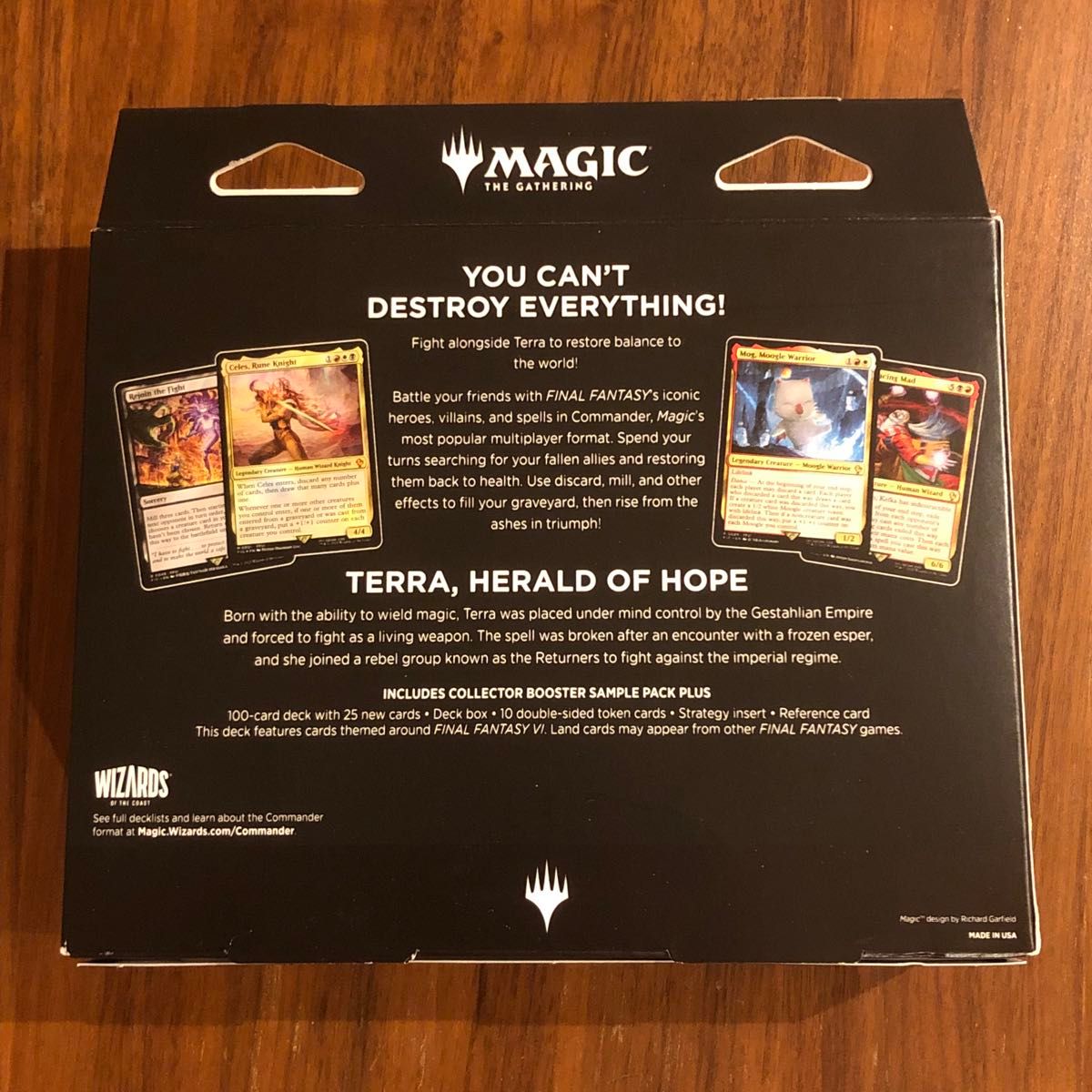 新品未開封 マジック ザ・ギャザリング FINAL FANTASY統率者デッキ