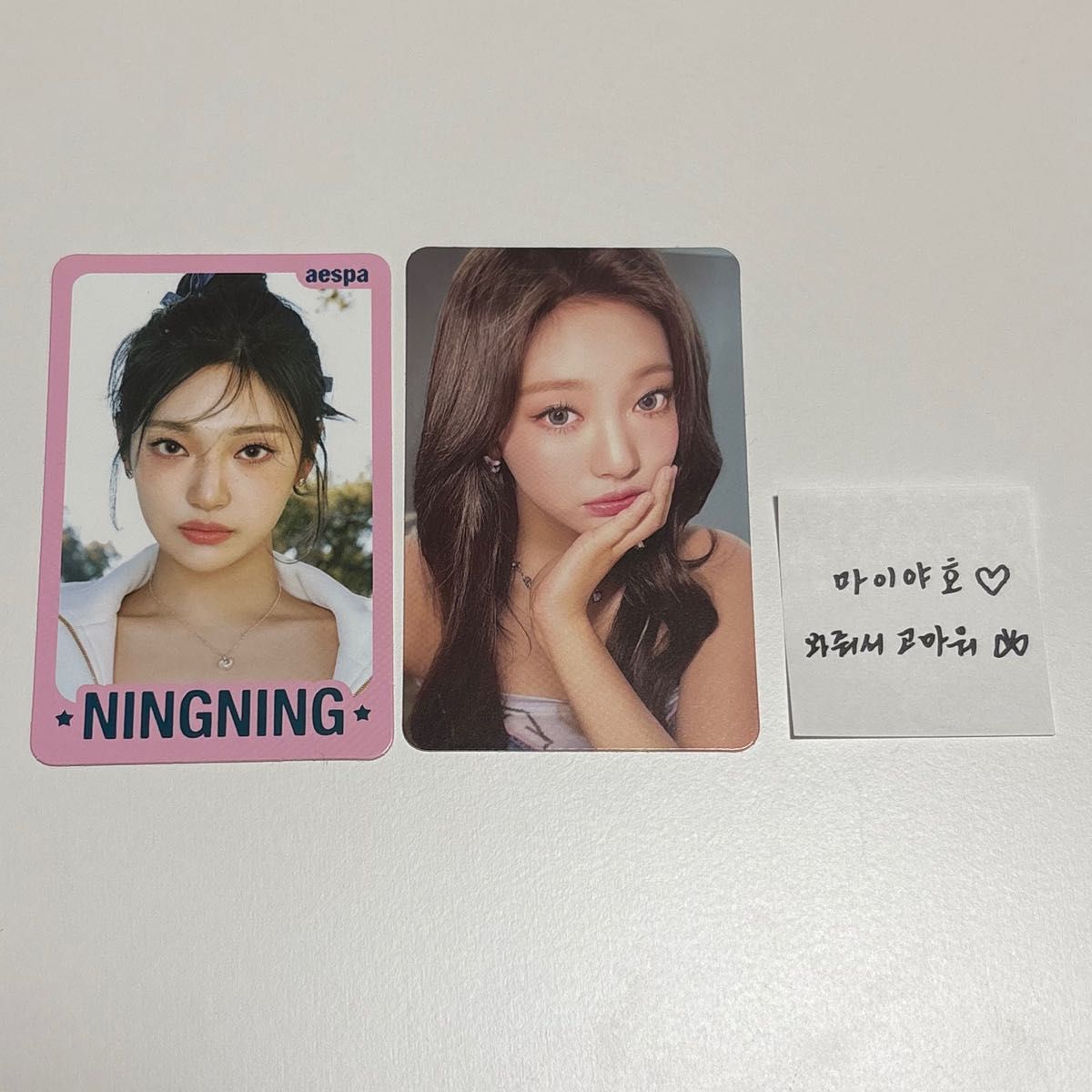 aespa ニンニン トレカ 2枚セット｜Yahoo!フリマ（旧PayPayフリマ）