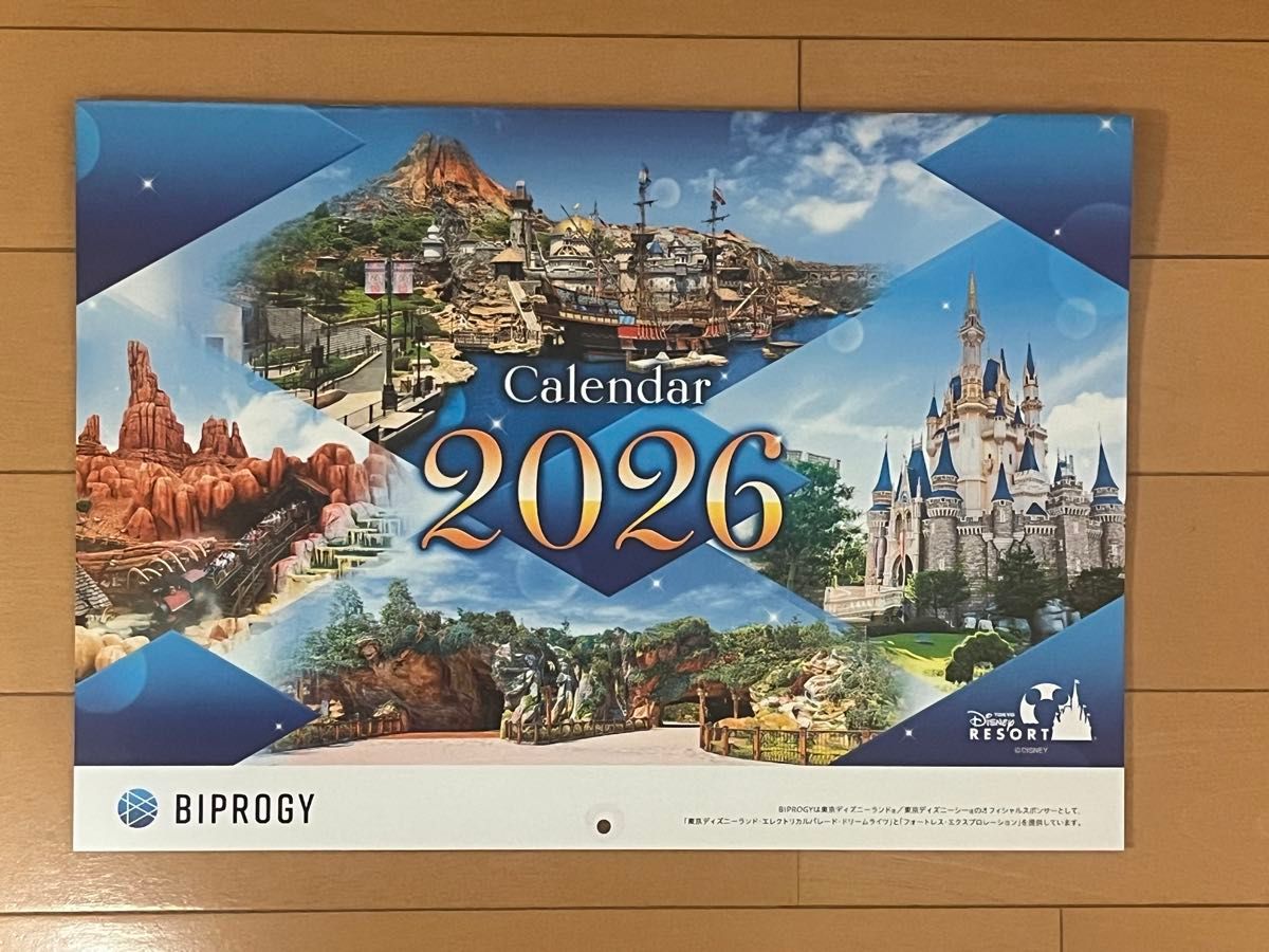非売品 BIPROGY 東京ディズニーリゾート カレンダー ビプロジー