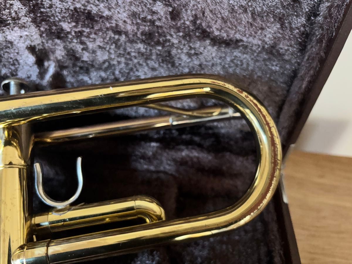 YAMAHA トランペット ゴールド ハードケース付き 楽器 管楽器 30年前