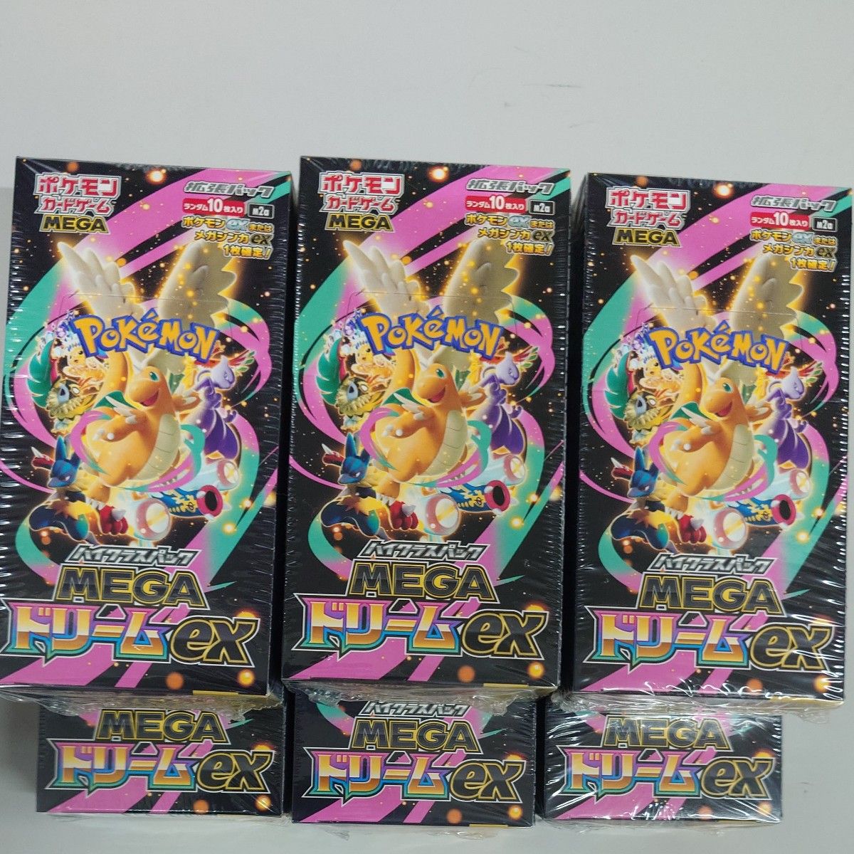 ポケモンカード 】MEGAドリームex 6BOX シュリンク付き シュリンク付き
