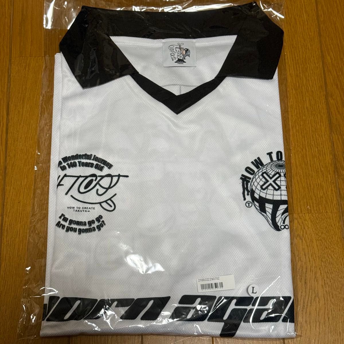 TAKUYA∞の創り方】フットボール Tシャツ/ホワイト Lサイズ 新品未使用
