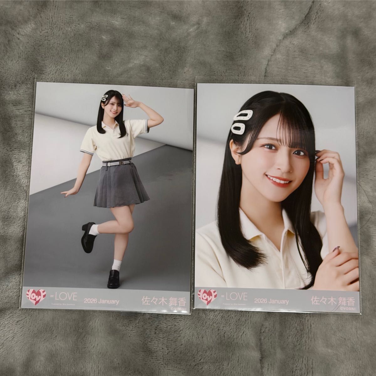 LOVE イコラブ 佐々木舞香 個別ポロシャツ メンカラ ポロシャツ｜Yahoo