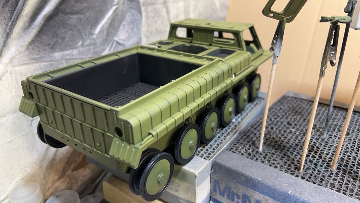 WPL E-1 1/16 新品 塗装 再組立て 金属履帯 等変更 新品 技適付き