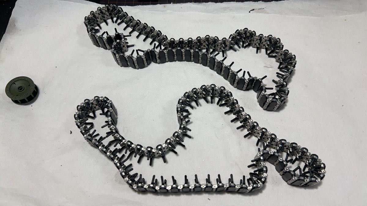 WPL E-1 1/16 新品 塗装 再組立て 金属履帯 等変更 新品 技適付き