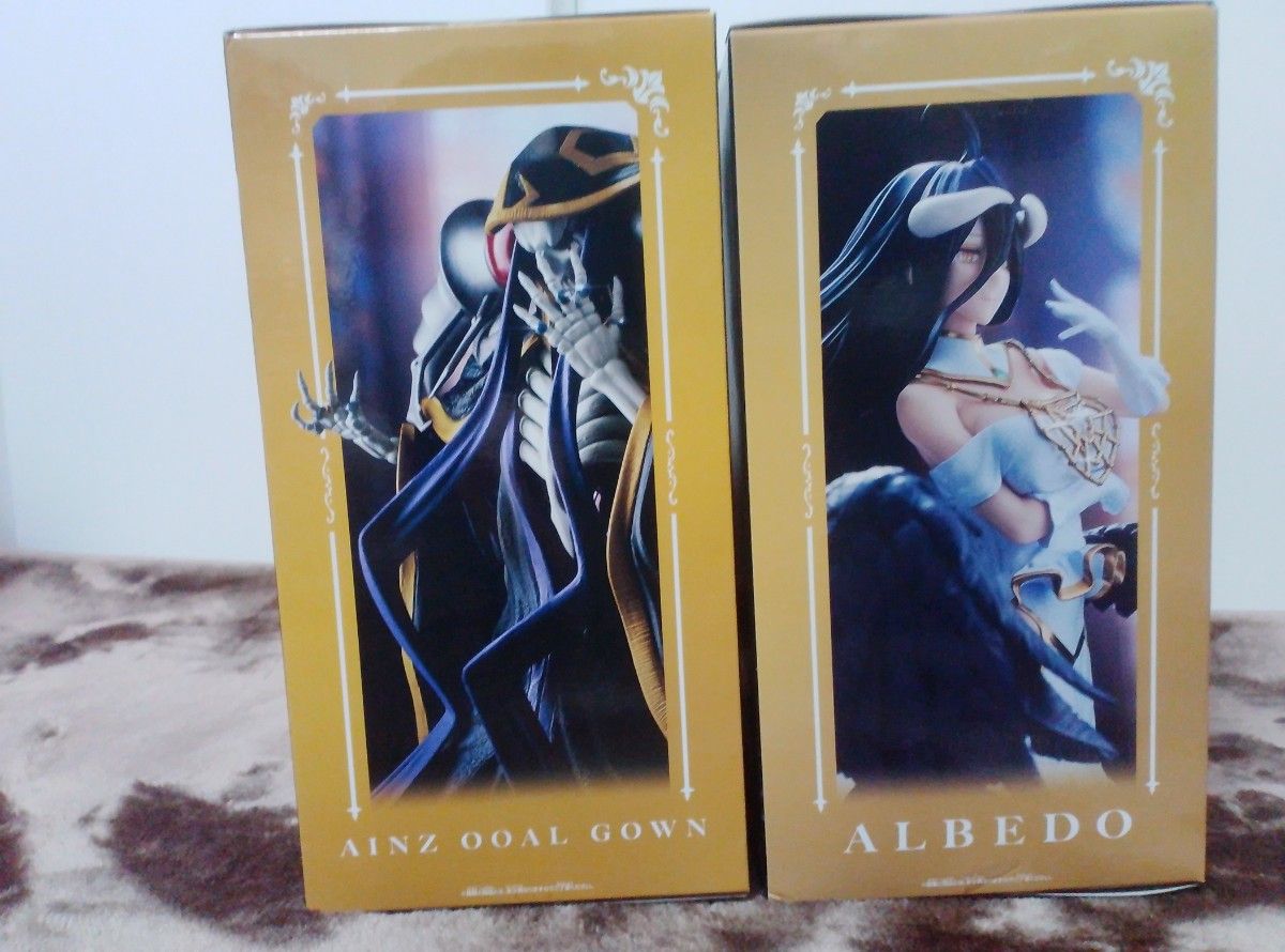 オーバーロード アインズ・ウール・ゴウン＆アルベド フィギュア 2個