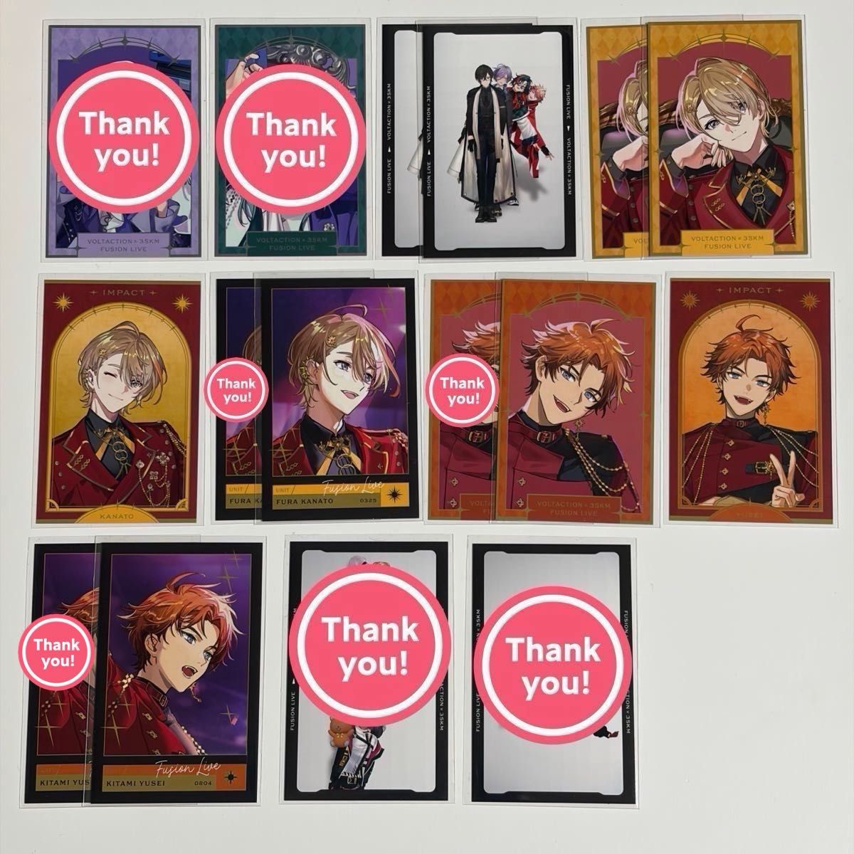 にじさんじ IMPACT 月組 魁星 チェキ風カード ランダムキラキラ缶