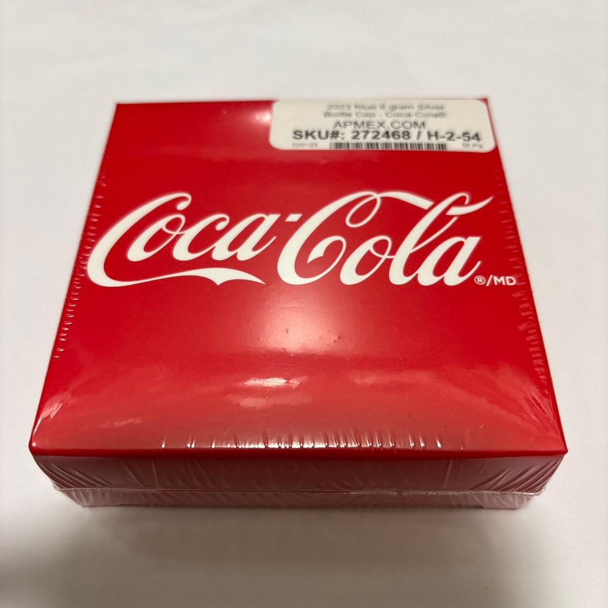 2023 ニウエ コカ・コーラ ボトルキャップ型 1ドル プルーフカラー銀貨