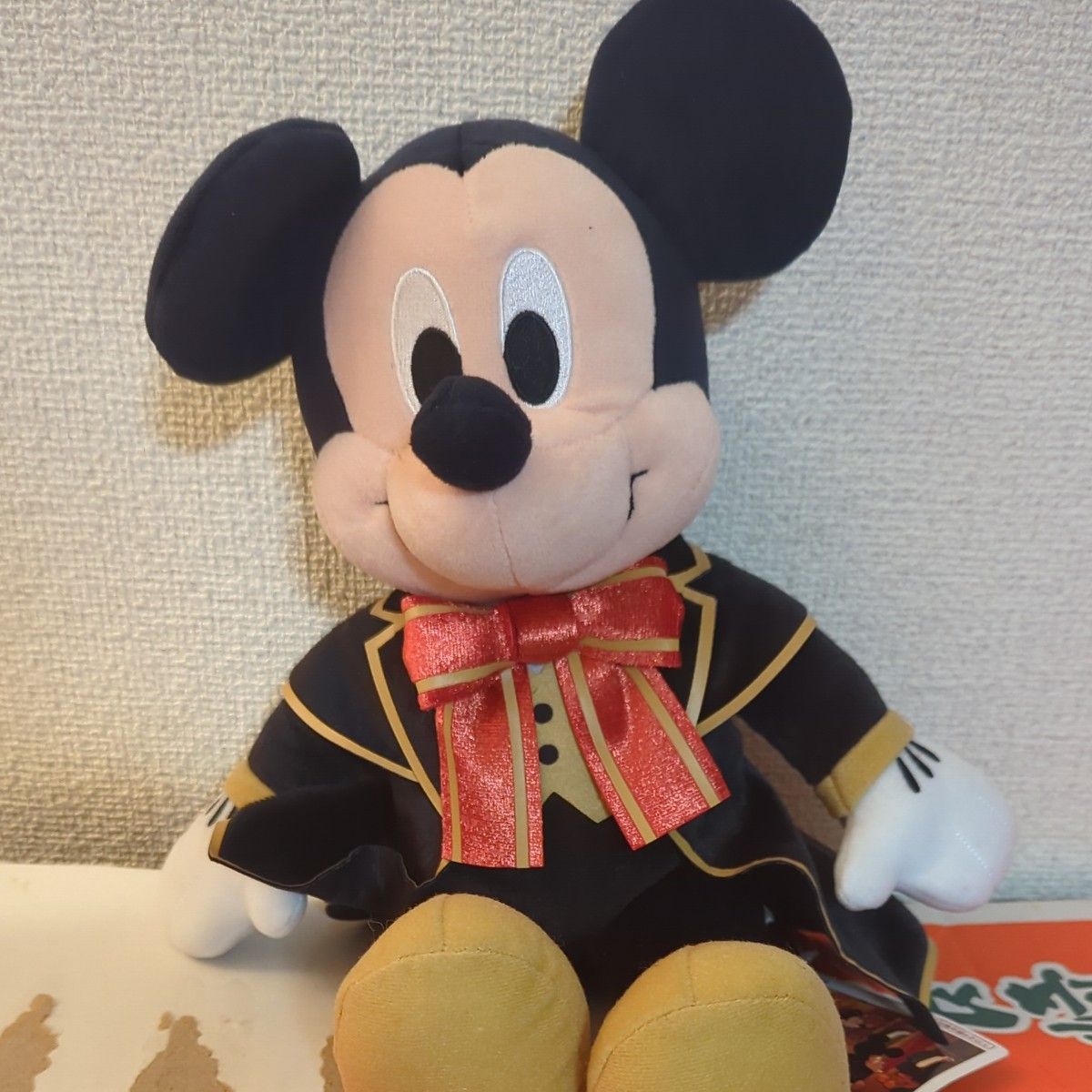 ミッキーマウス ぬいぐるみ タキシード 赤リボン ディズニー｜Yahoo