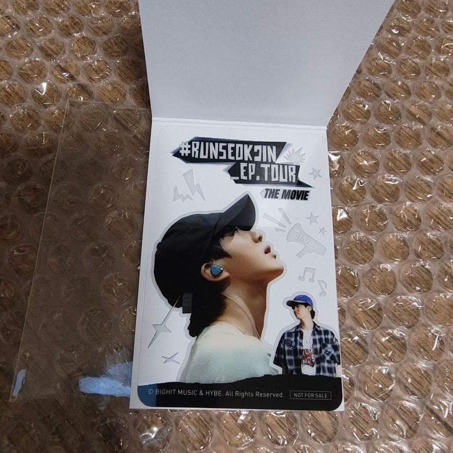 RUNSEOKJIN_EP TOUR THE MOVIE 入場 特典 第3弾 JIN BTS 映画 クリア