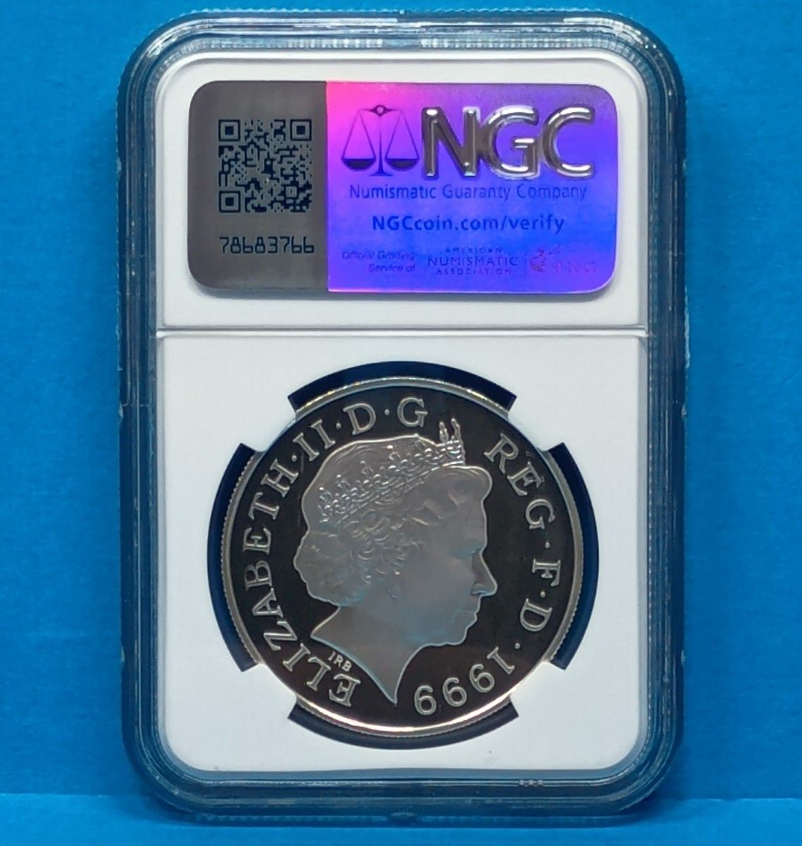1999 イギリス ダイアナ追悼 5ポンド プルーフ銀貨 NGC PF68UC ⑳