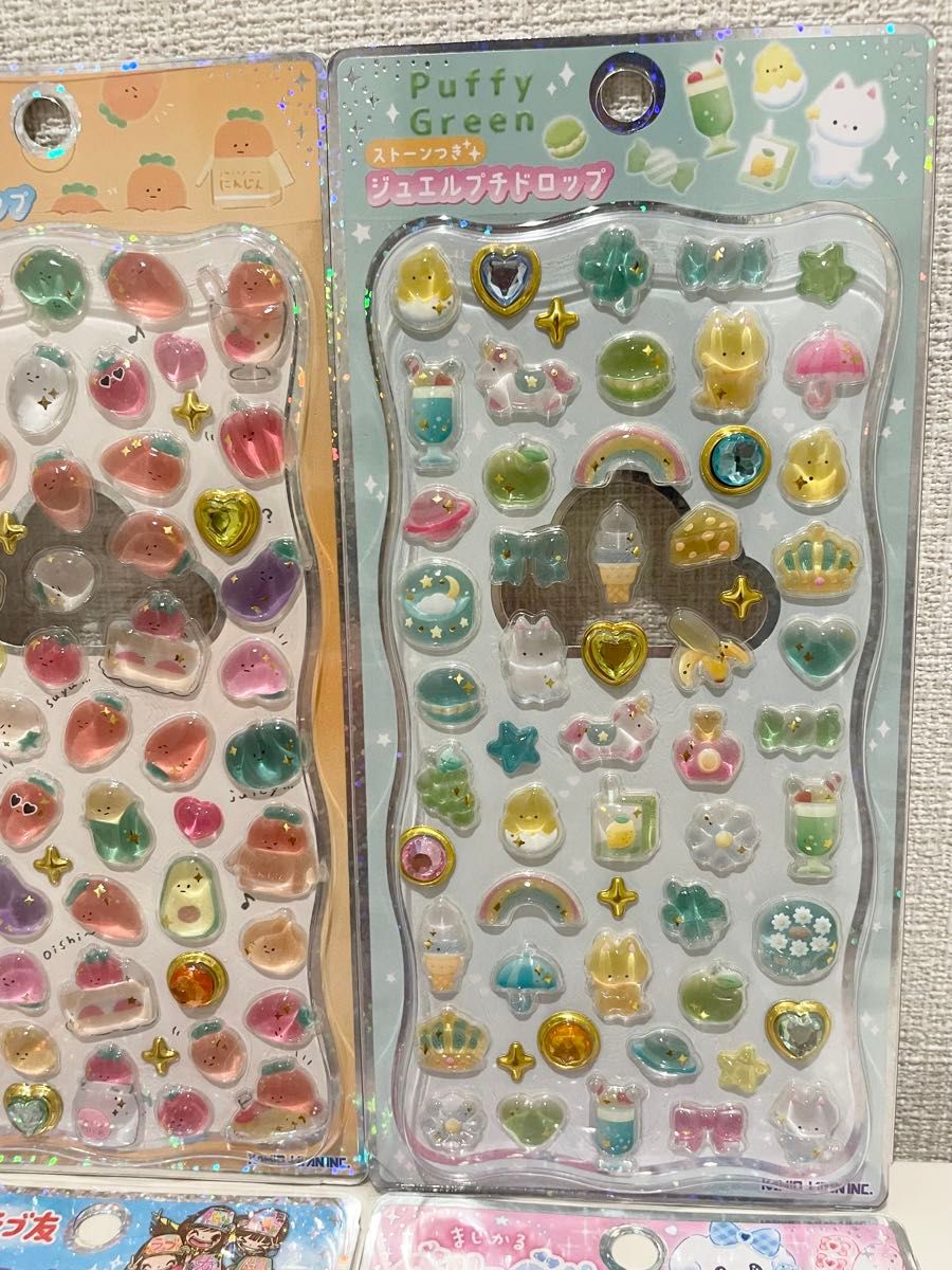 ボンボンドロップシール ジュエルドロップステッカー プチドロップ