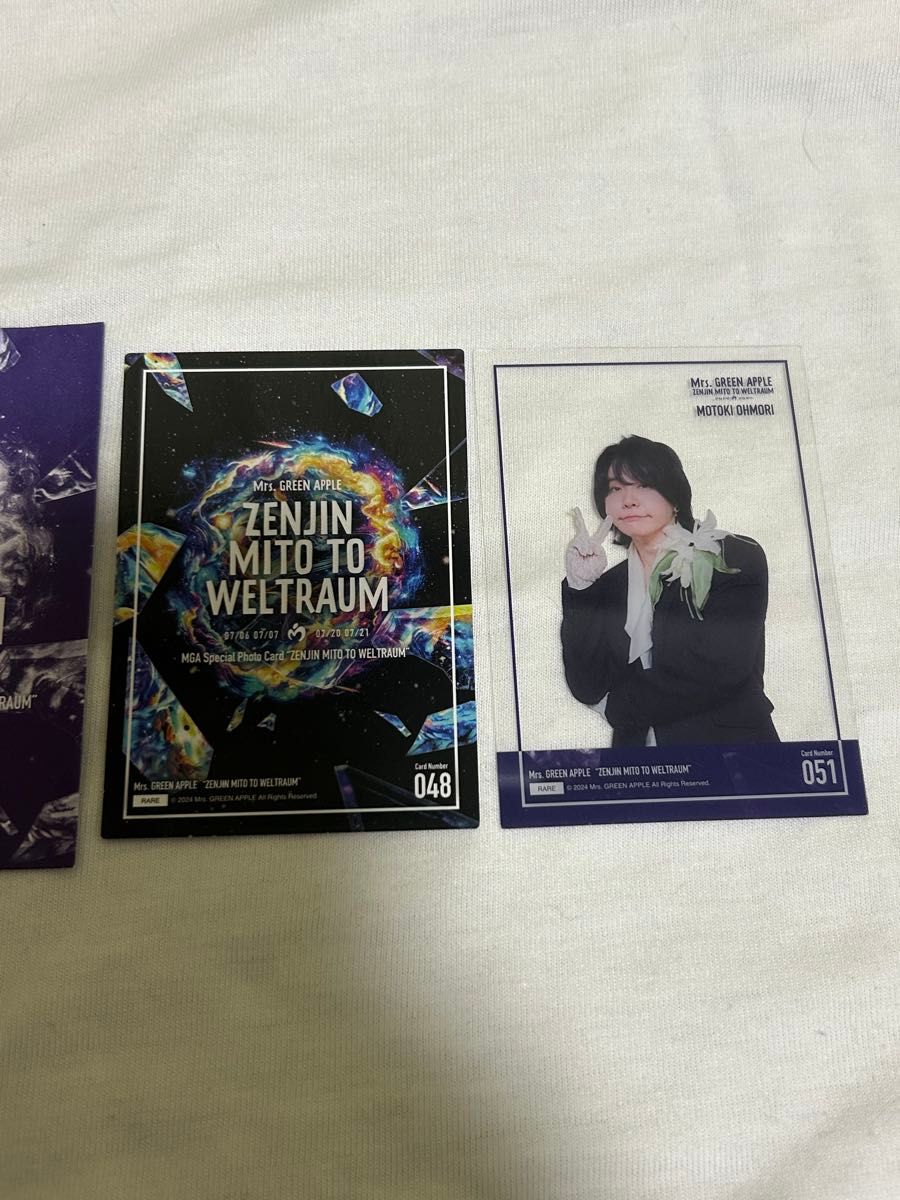 大森元貴 ゼンジン レアフォトカード Mrs.GREENAPPLE ゼンジン 大森元