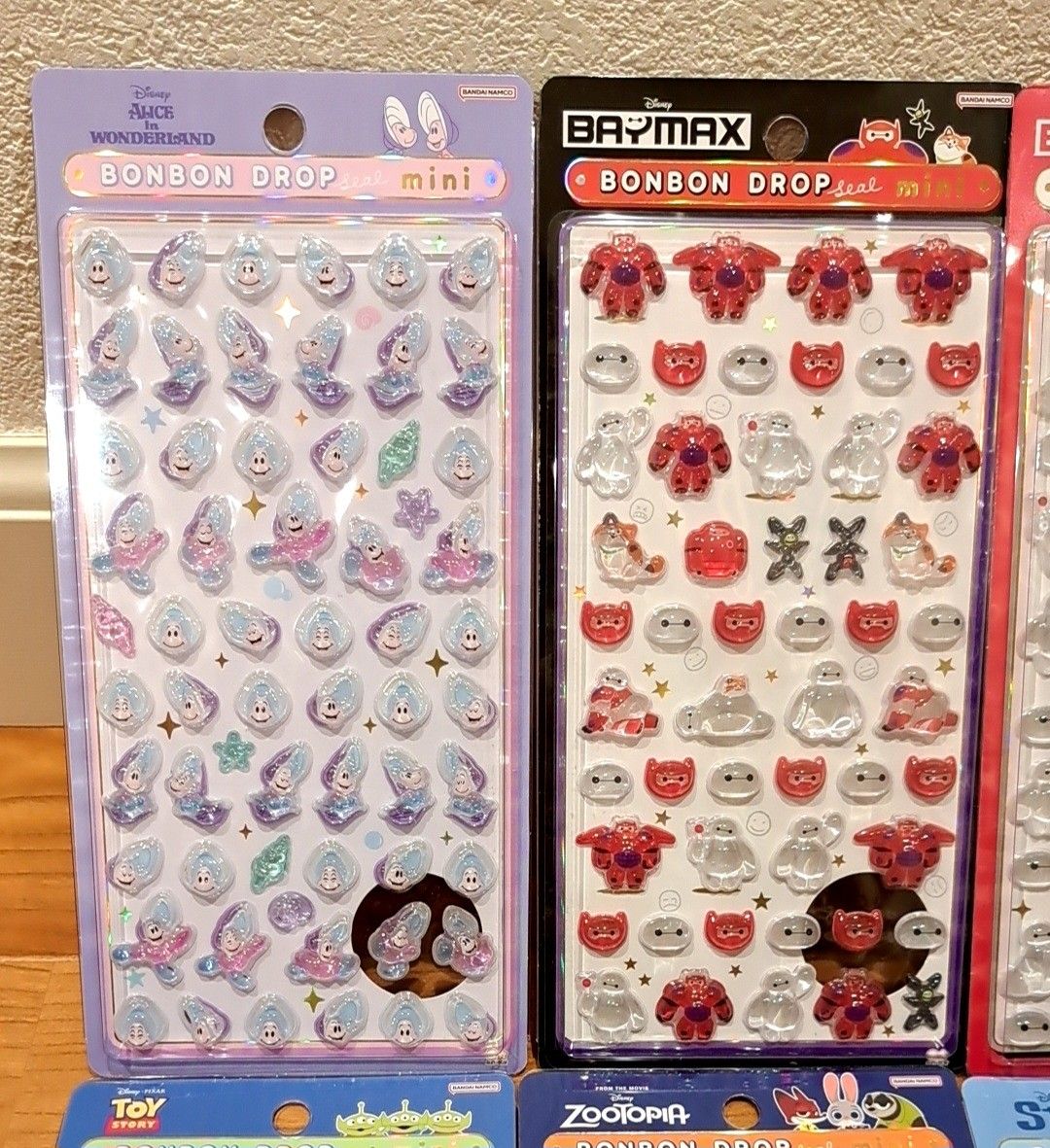 正規品 新作 ボンボンドロップシール mini ディズニー 8種コンプリート
