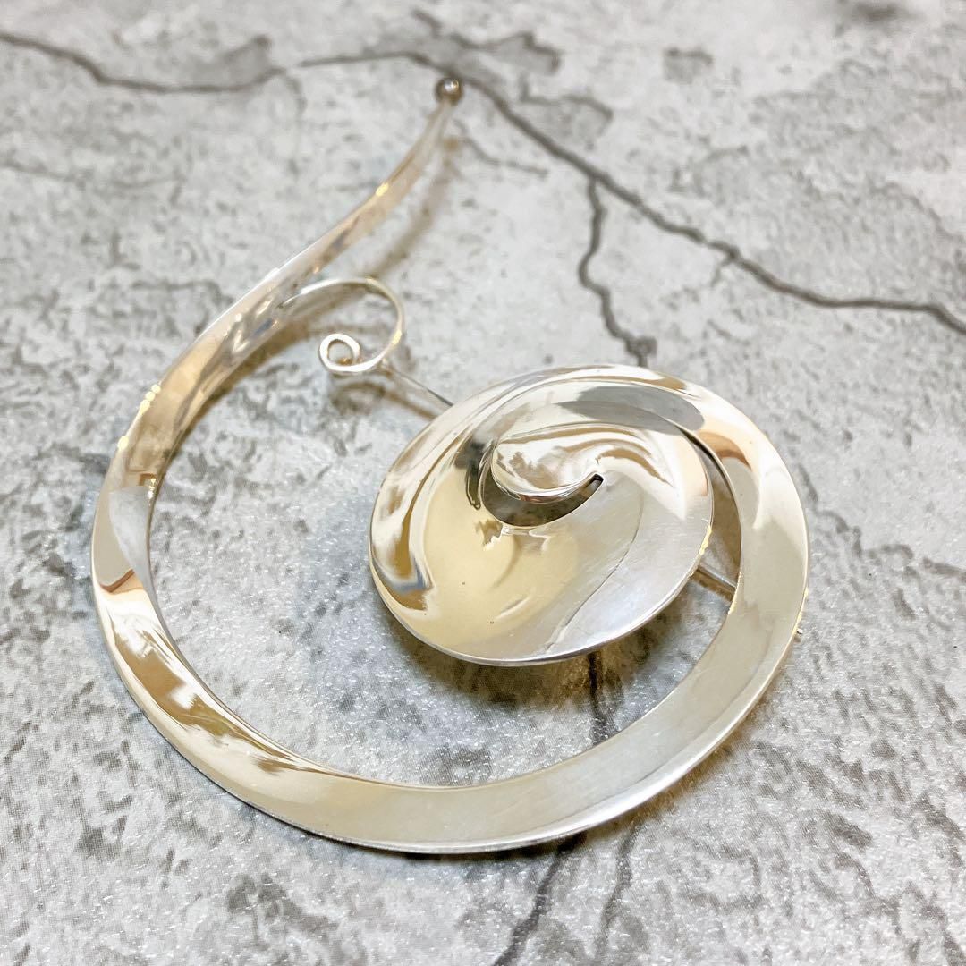 廃盤 希少】 Georg Jensenジョージジェンセン 392ブローチ TORUN