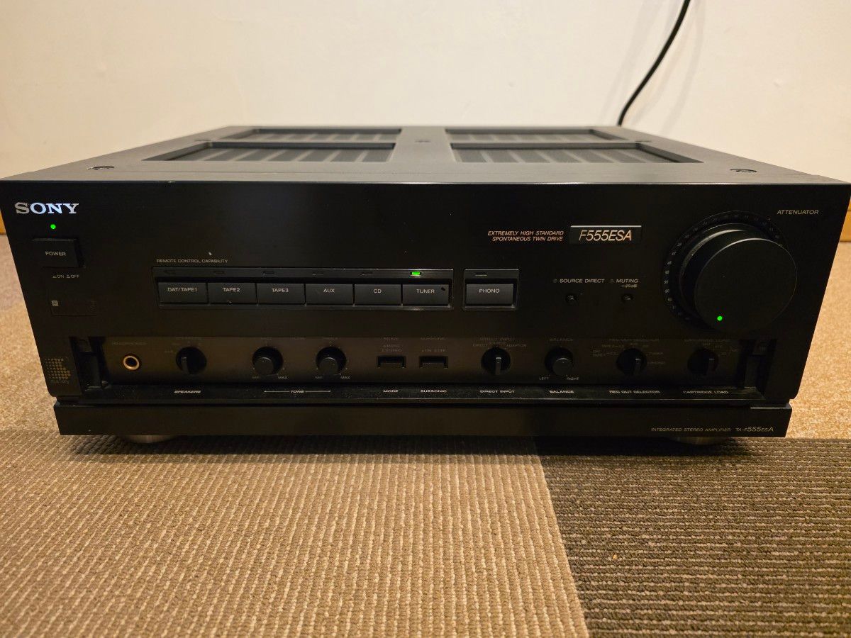 通電確認済】SONY ソニー TA-F555ESA プリメインアンプ｜Yahoo!フリマ