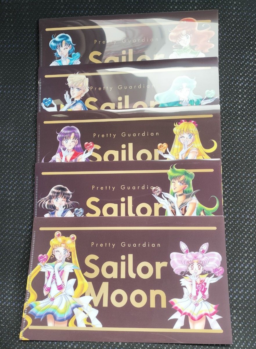 セーラームーン 明治 オリジナルマルチケース 5枚セット 美少女戦士