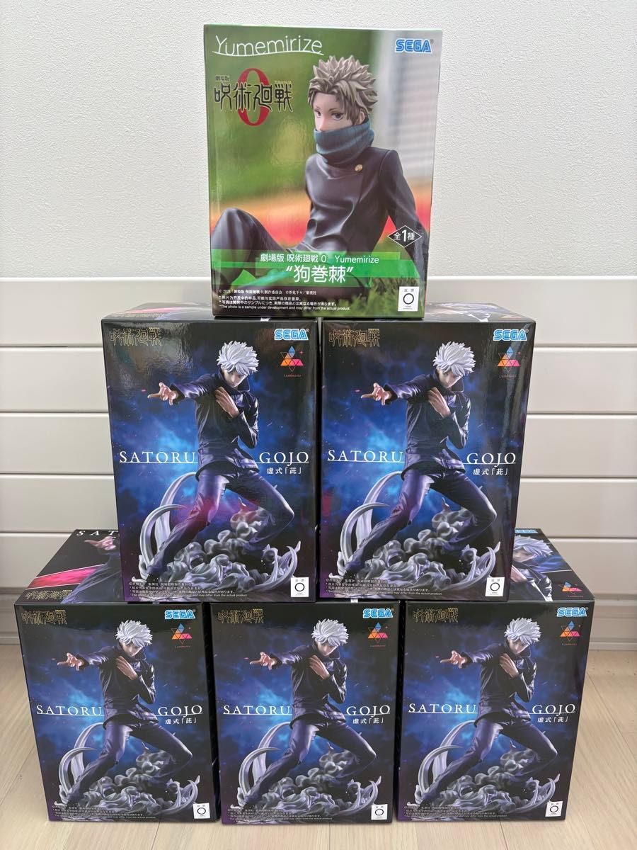 ラウンドワン 呪術廻戦 Luminasta フィギュア 6個 人気 セット まとめ