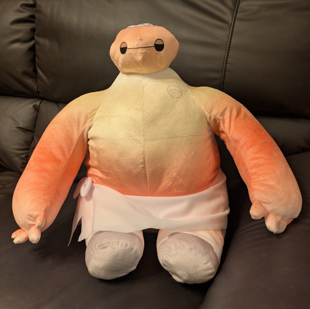 ディズニー ベイマックス 超超bigぬいぐるみサウナ サイズ 高さ 約48cm