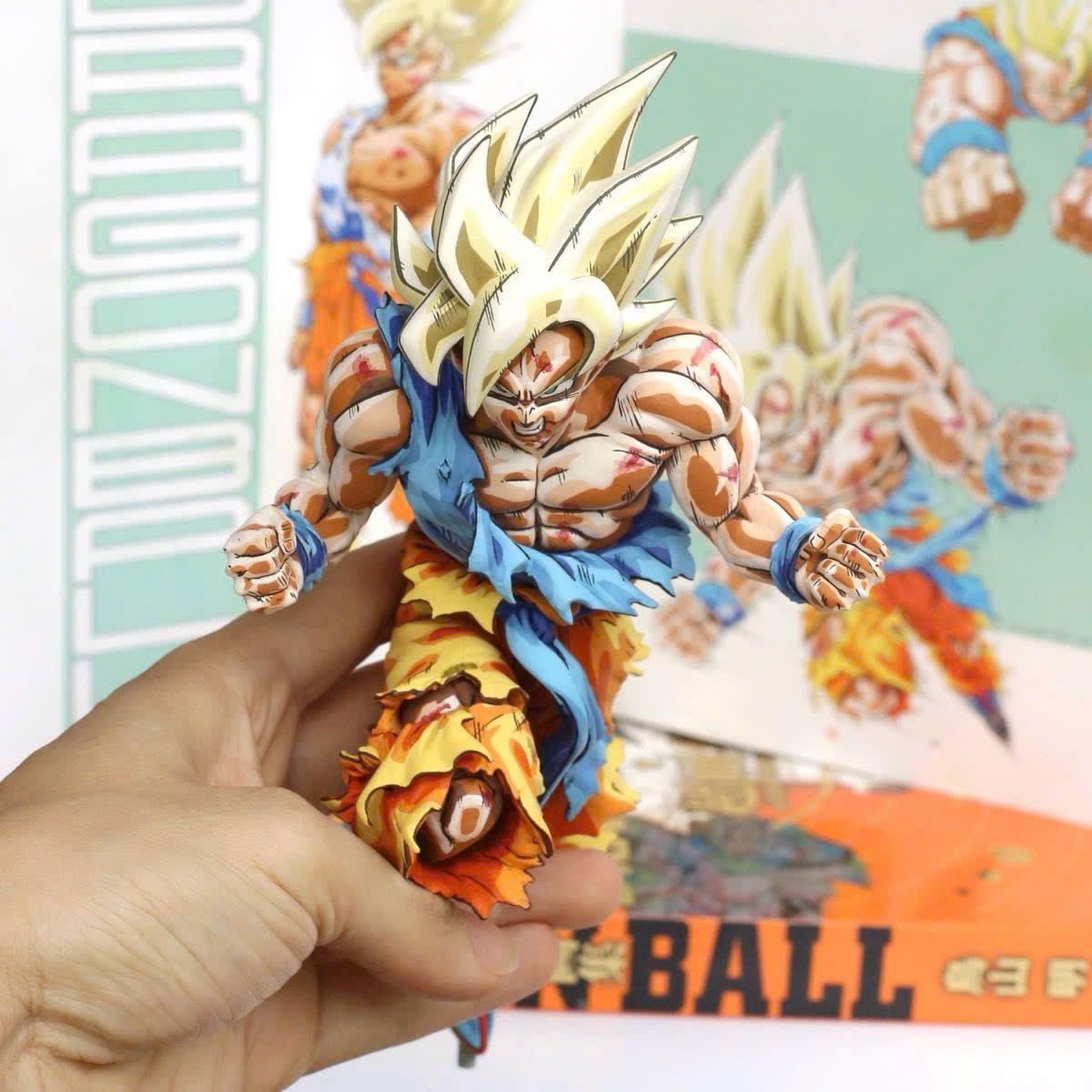 アバト専用ジャンプ50周年 超サイヤ人孫悟空 リペイント｜Yahoo!フリマ