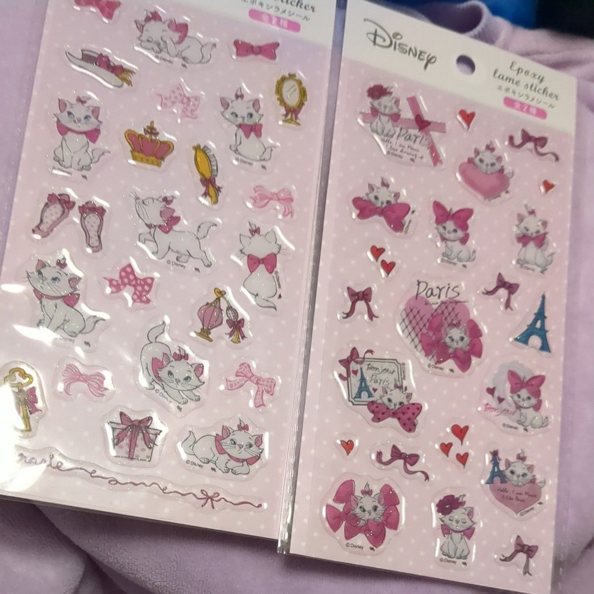 ディズニー マリーちゃん おしゃれキャット エポキシラメシール