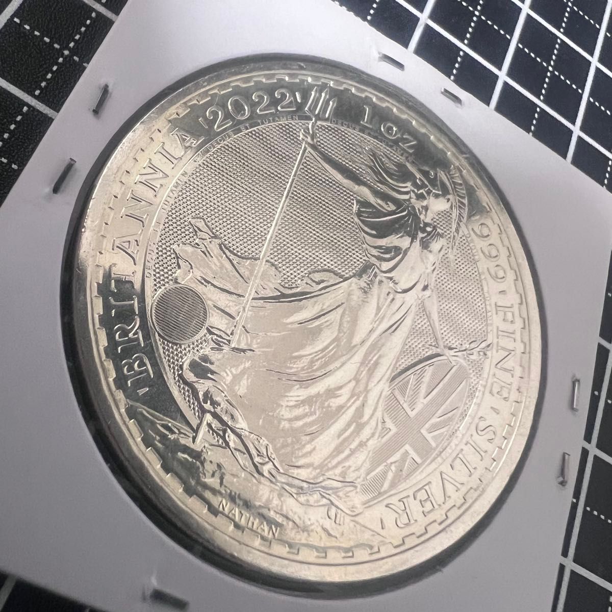 2022年 イギリス ブリタニア銀貨 1オンス 純銀 999｜Yahoo!フリマ（旧