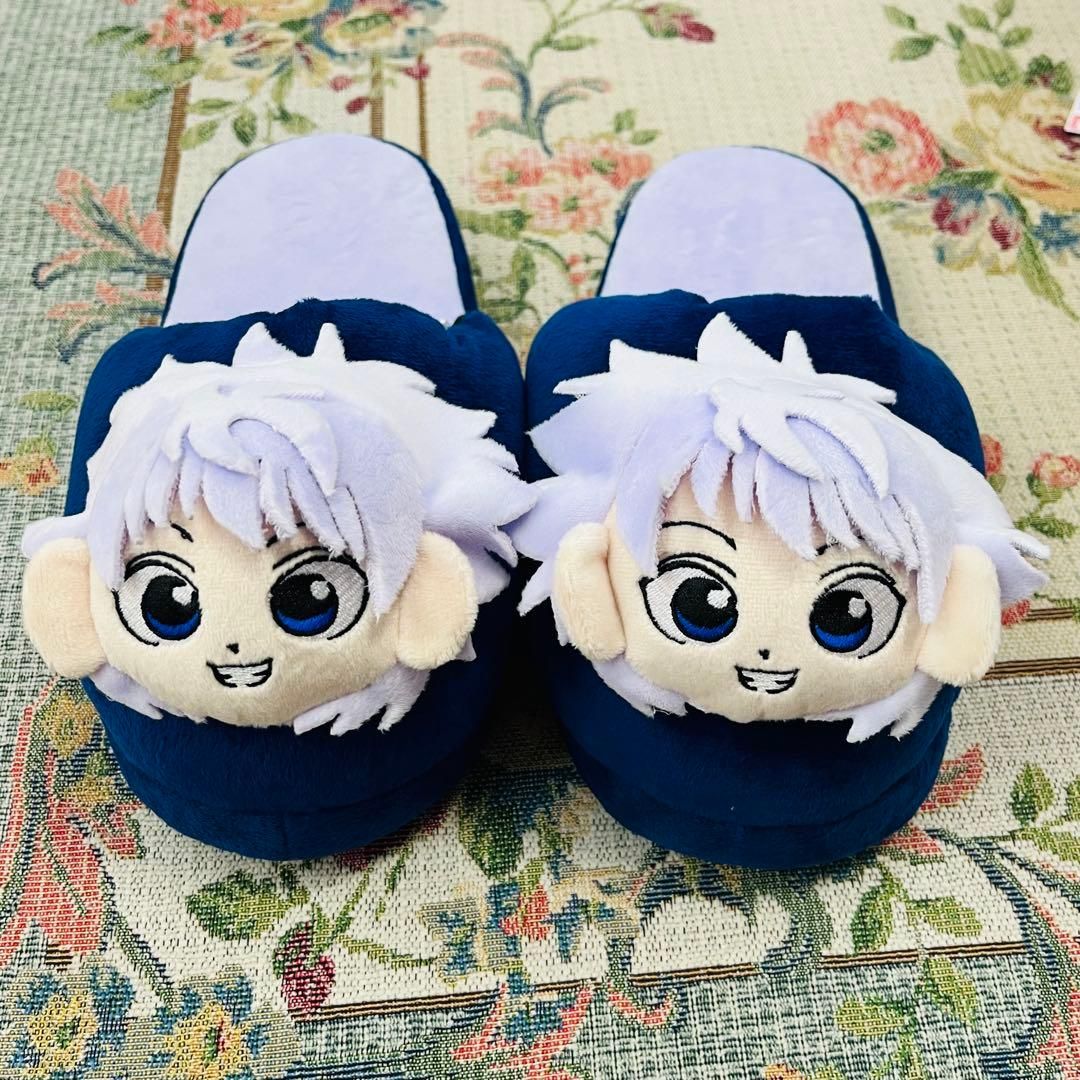 ハンターハンター キルア ルームシューズ 25-27cm アベイル スリッパ