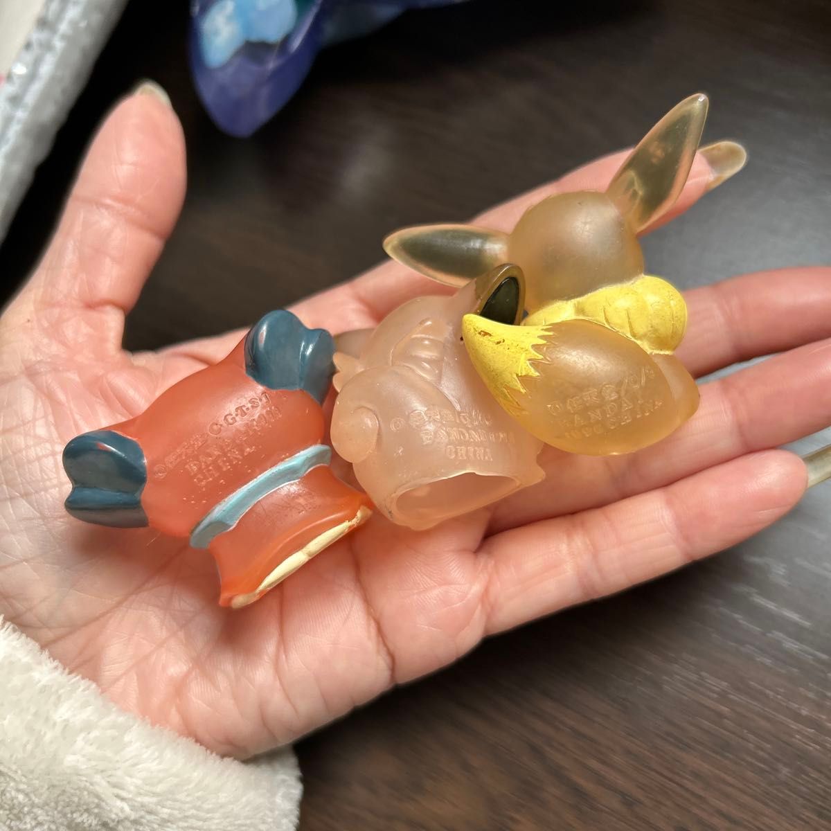 ポケモンキッズ 指人形 フィギュア クリア 任天堂表記 当時品 レア