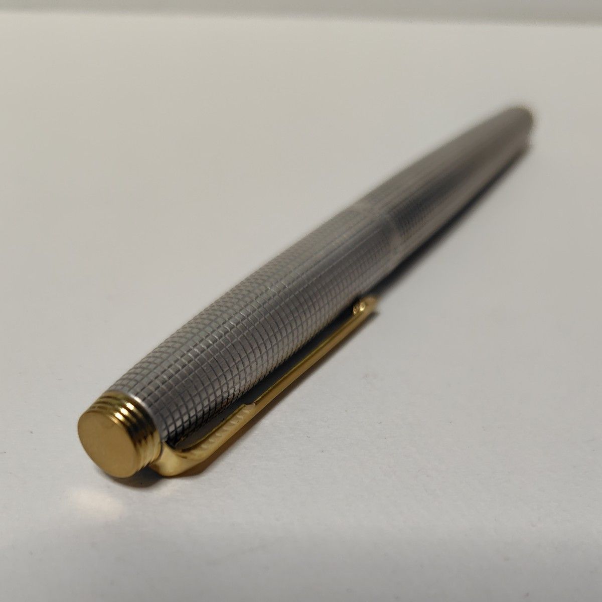 パーカー万年筆 75 シズレ スターリングシルバー ペン先 14K フラット