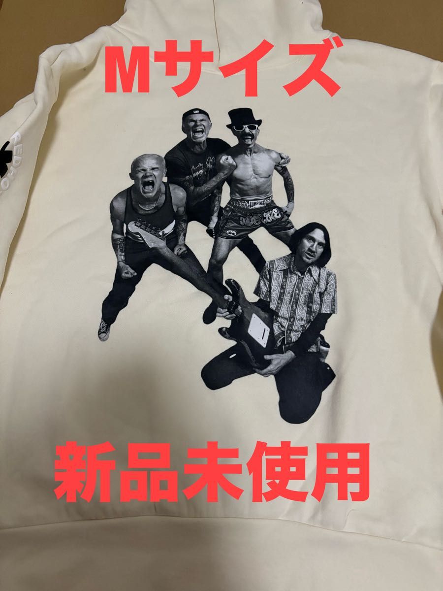 新品未使用 レッドホットチリペッパーズ パーカー 白 Mサイズ 2024来日