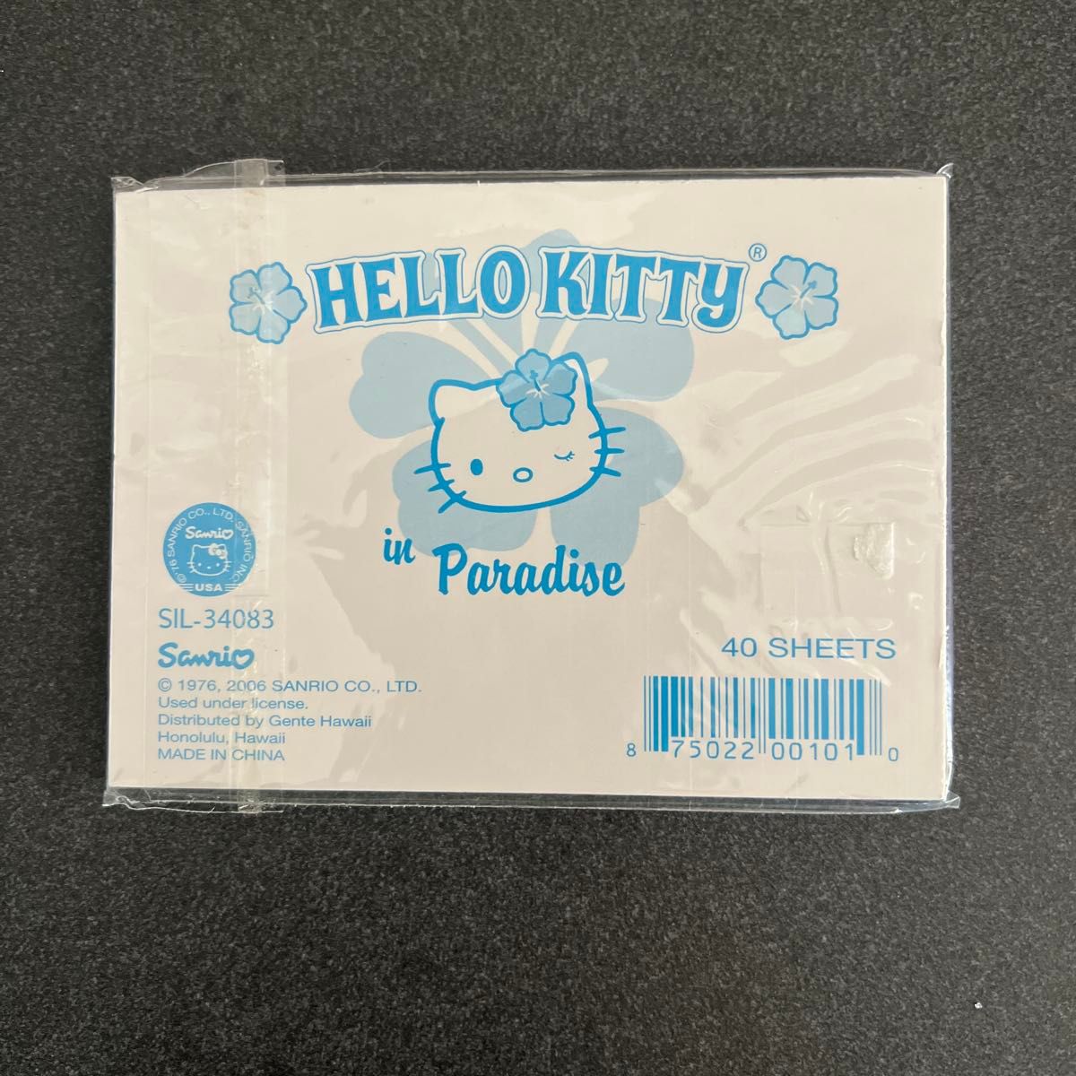 未使用】日焼けキティ ハローキティ メモ帳 2007年製 未使用】日焼け