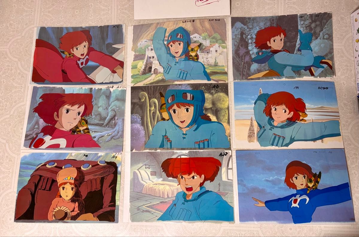 風の谷のナウシカ あのナウシカにもう一度 複製 セル画集 完品 徳間