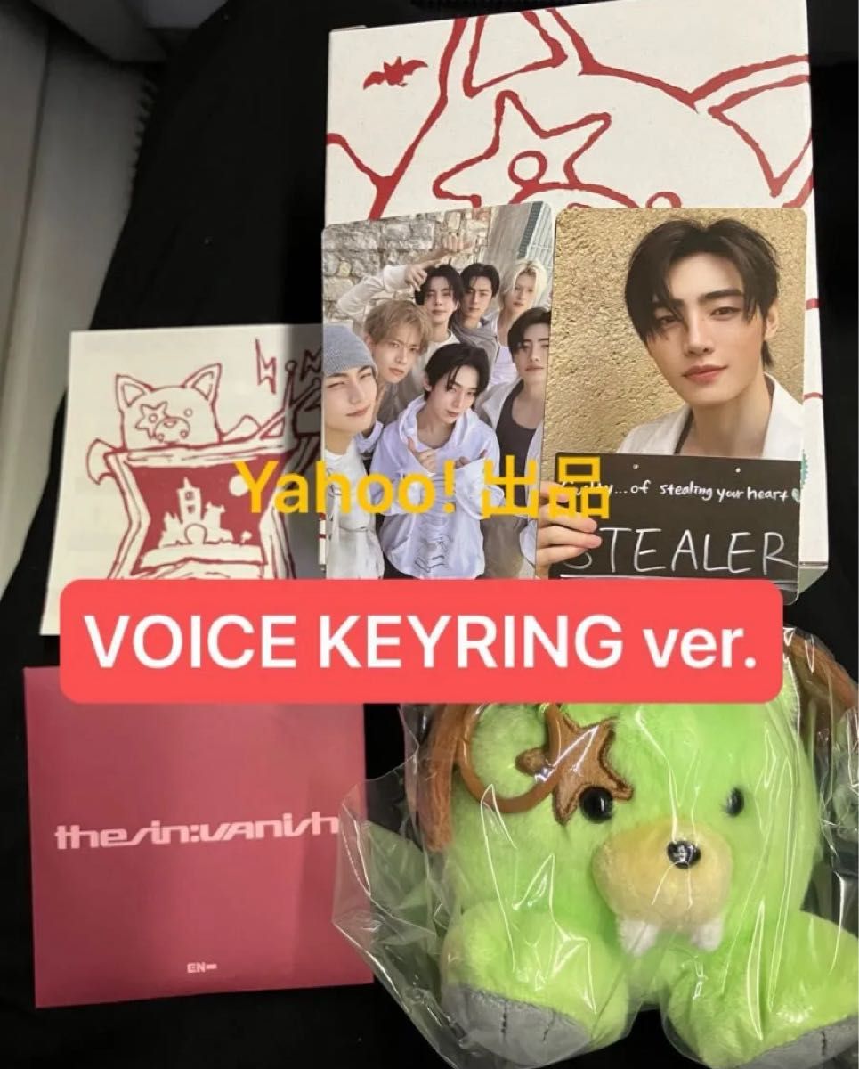 ENHYPEN THE SIN VANISH CD VOICE ボイスキーリング ver フォトカード