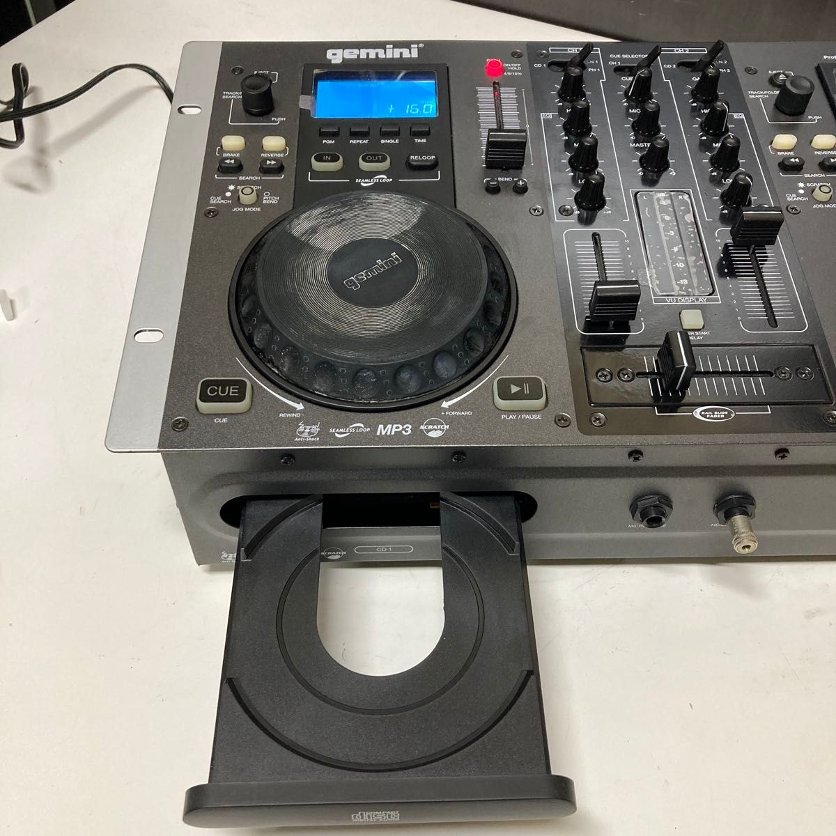 Y50) Gemini CDM-3610 オールインワンDJワークステーション ミキサー