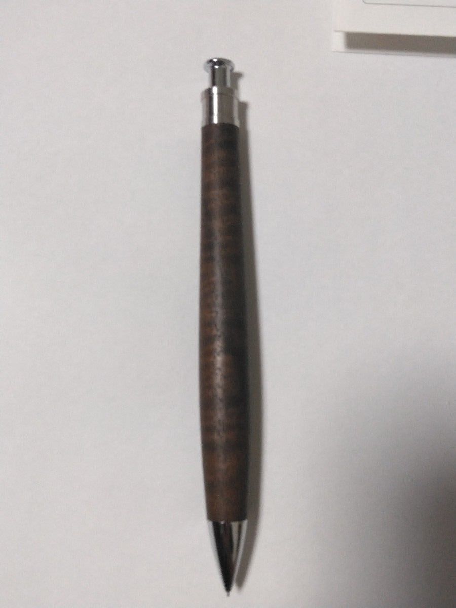 工房楔 シャープペンシル 0 5mm ウォールナット縮杢 木軸｜Yahoo