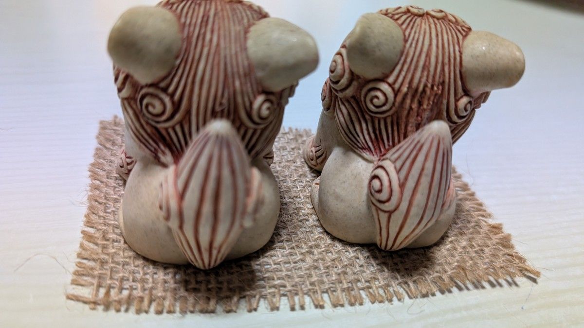 沖縄シーサー 魔除け 置物 陶器 魔除け シーサー 沖縄 インテリア 陶器