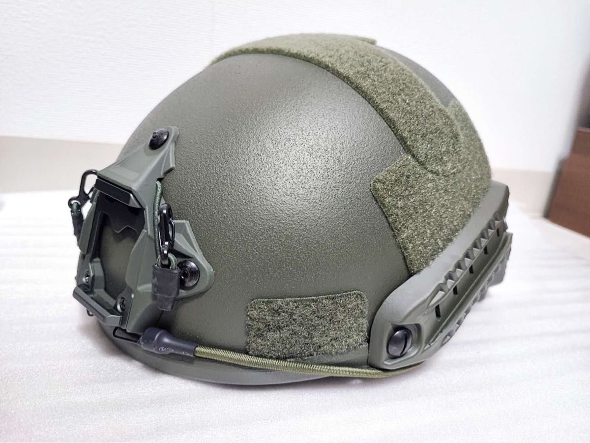 新品 実物NIJ IIIA防弾ヘルメット Fast SFタイプ ODフルセット 新品