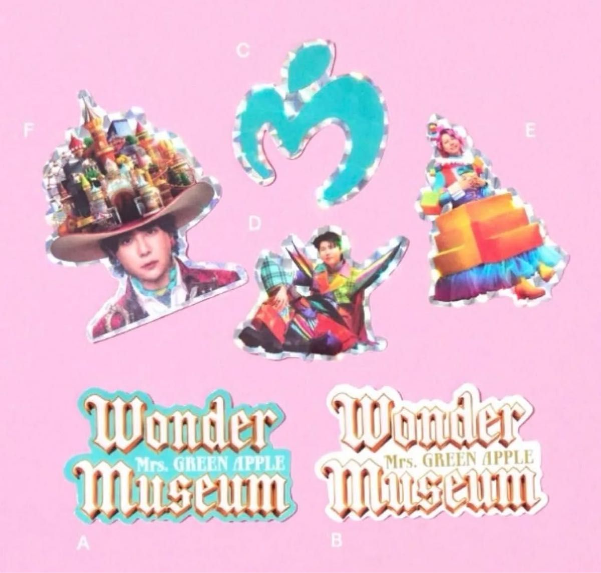 Mrs GREEN APPLE Wonder Museum ワンダーミュージアム ステッカー