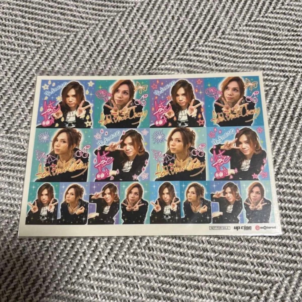 Acid Black Cherry ABC yasu プリクラ レア ステッカー グッズ シール