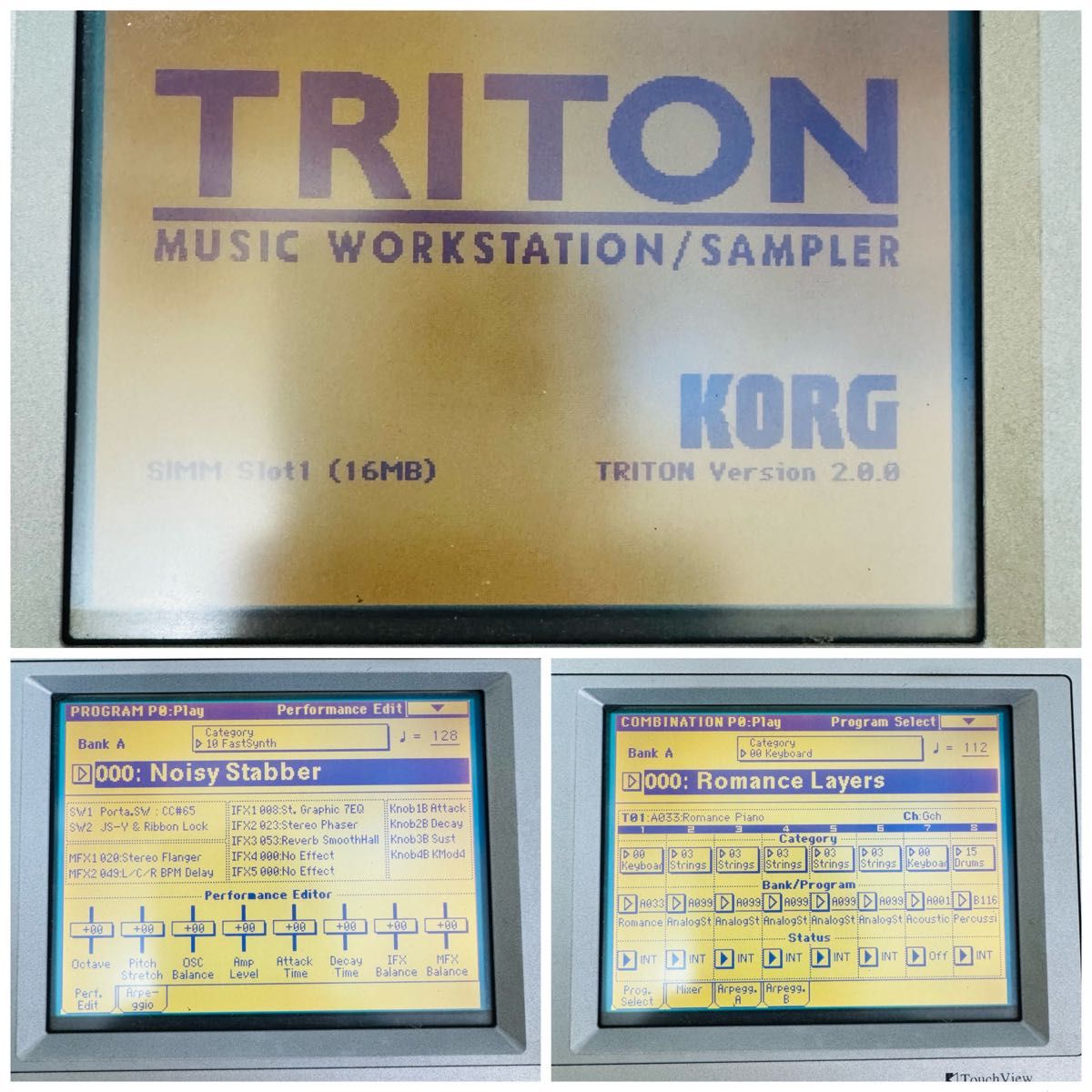 KORG TRITON シンセサイザー 61鍵盤 初代 ソフトケース 動作品｜Yahoo